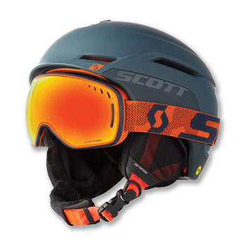 Odoland Kit de Casco Esquí con Gafas Esquí, Casco Snowboard para
